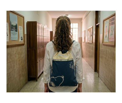 Mochila Saco Snoopy Comic Personalizable