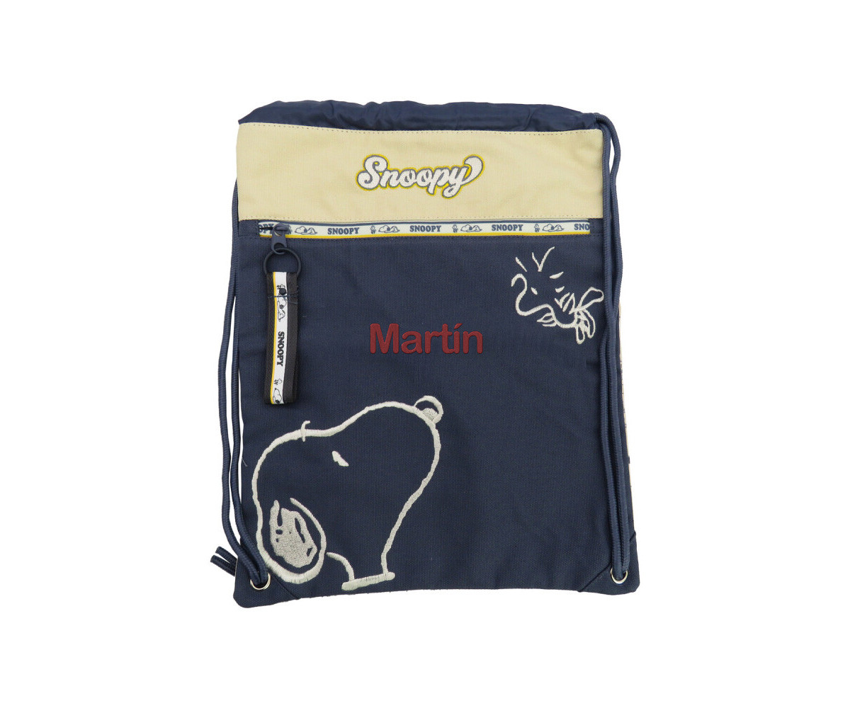 Mochila Saco Snoopy Comic Personalizable