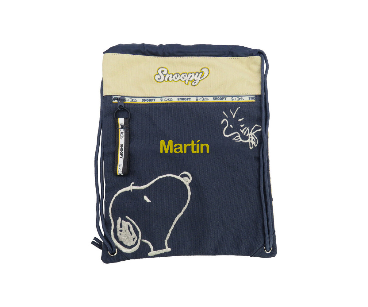 Mochila Saco Snoopy Comic Personalizable
