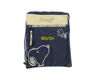 Mochila Saco Snoopy Comic Personalizable