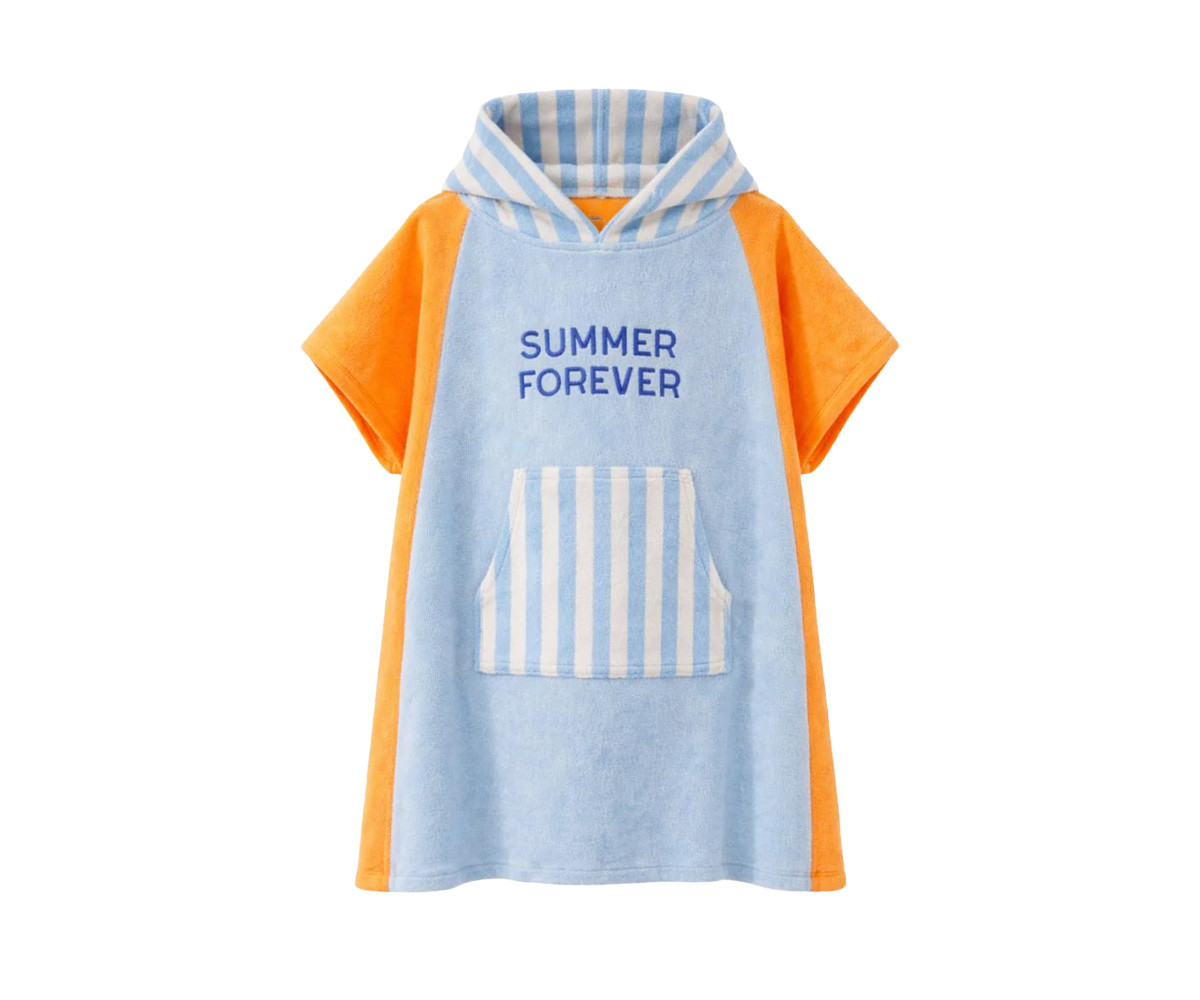 Poncho de Felpa Azul Summer Forever Bleu