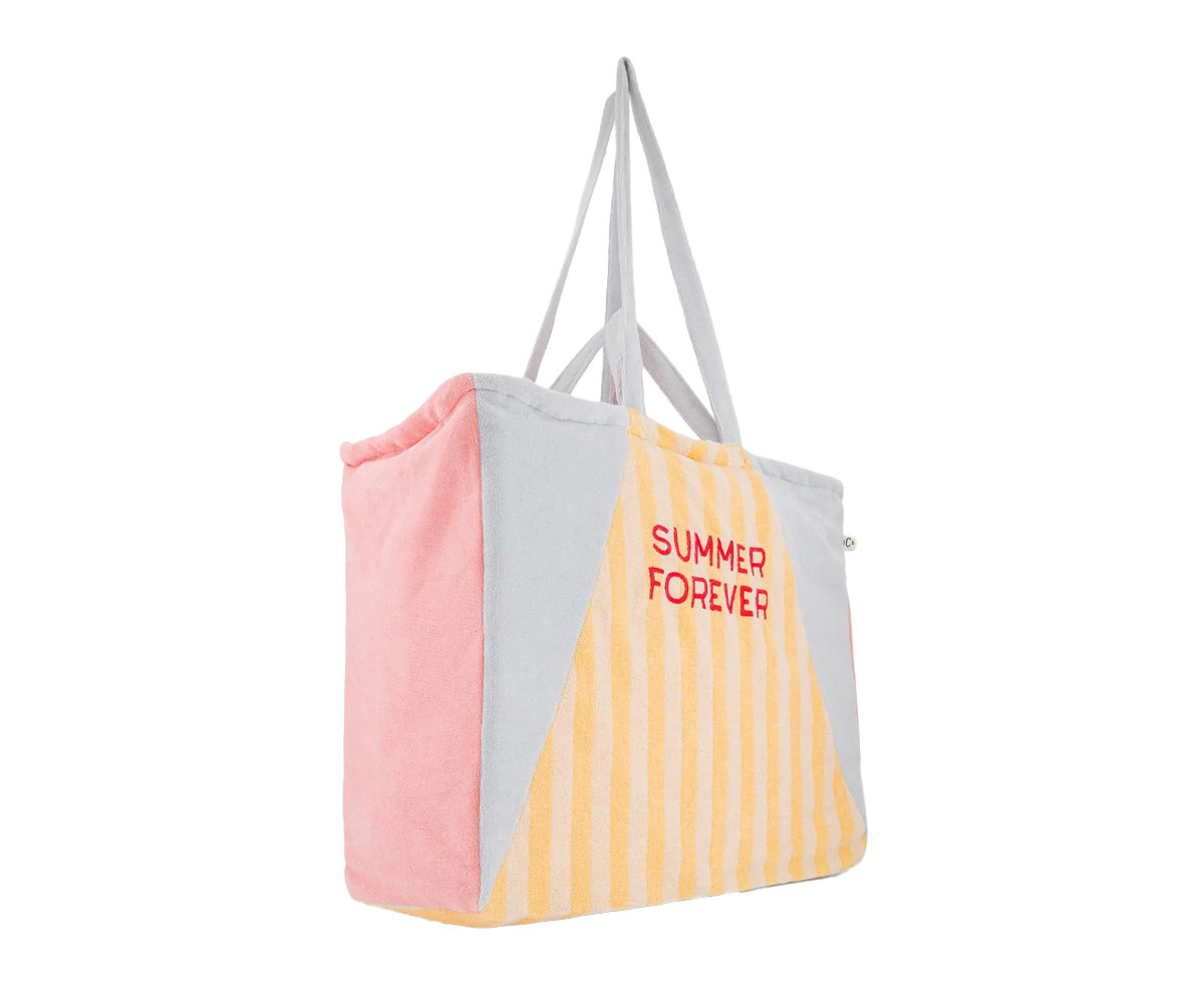 Bolso Tote Grande Summer Forever Rosa