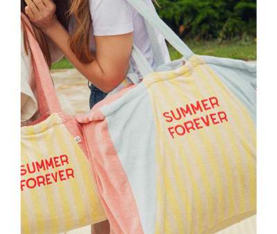 Bolso Tote Grande Summer Forever Rosa