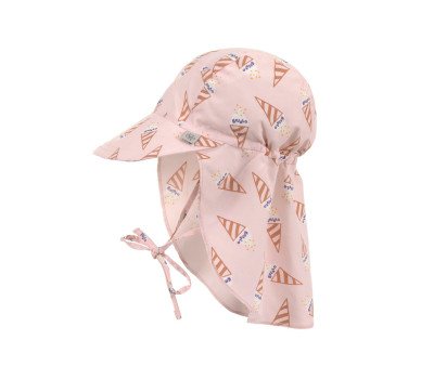Cappellino Protezione Solare Flap Ice Cream Pale Pink