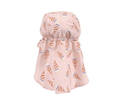 Cappellino Protezione Solare Flap Ice Cream Pale Pink