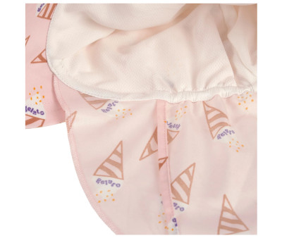Cappellino Protezione Solare Flap Ice Cream Pale Pink