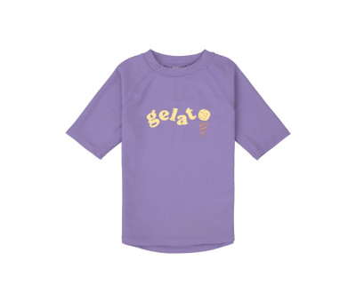 T-Shirt Nuoto MC Protezione Solare Gelato Rashguard Purple