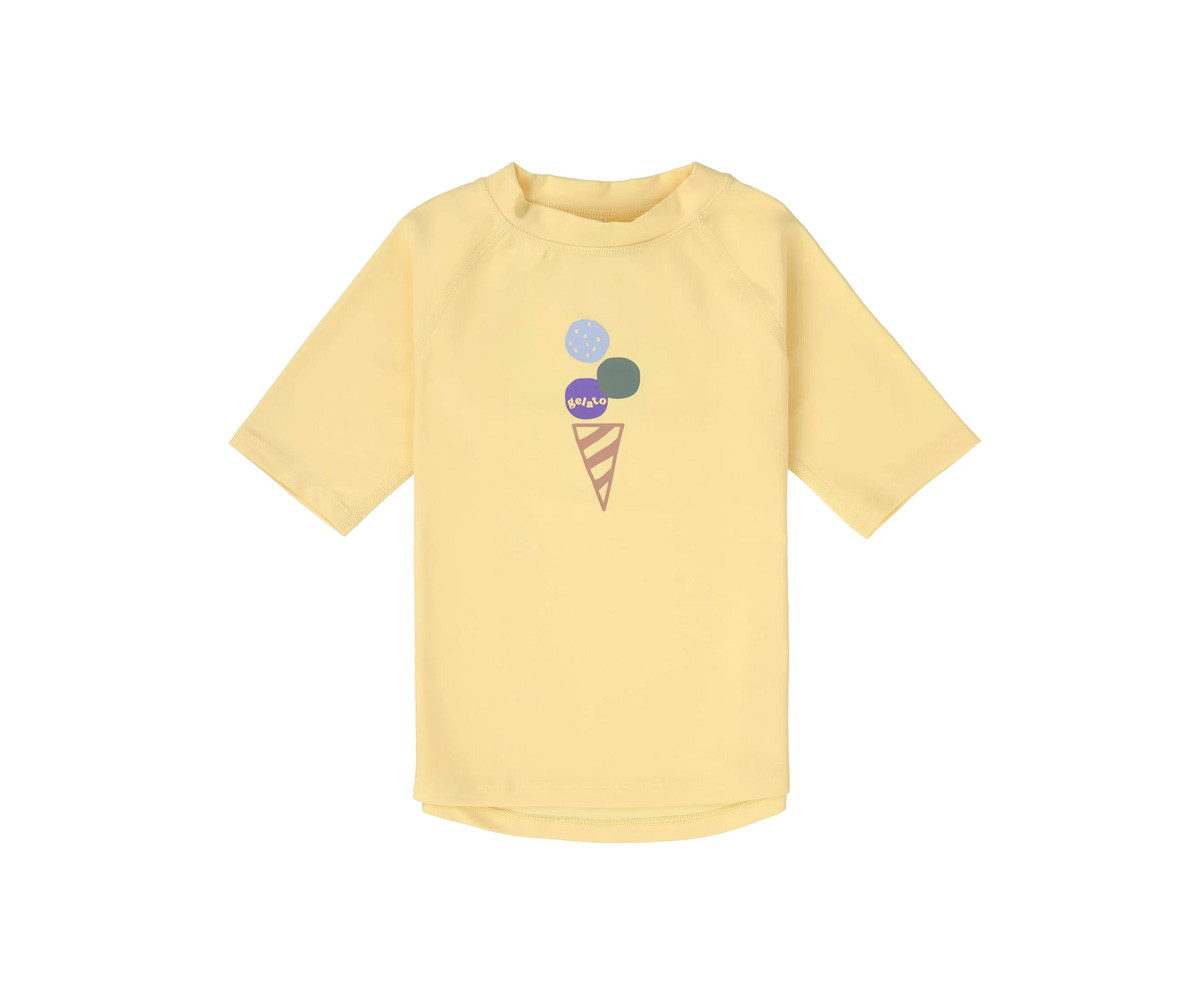T-Shirt Nuoto MC Protezione Solare Ice Cream Pale Yellow
