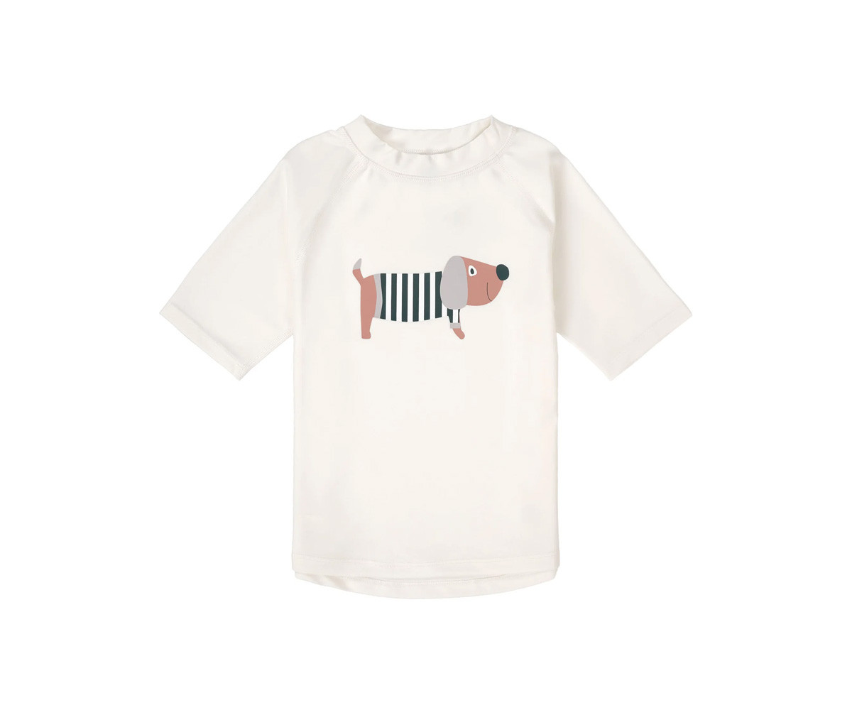 T-Shirt Nuoto MC Protezione Solare Beach Dog Sea Salt