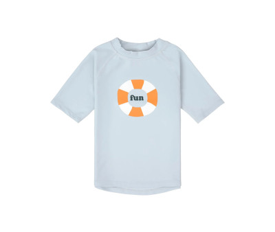 T-Shirt Nuoto MC Protezione Solare Swim Ring Illusion Blue