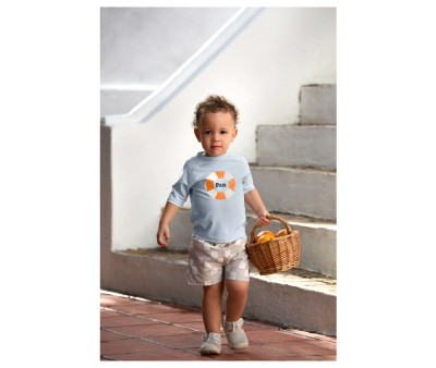 T-Shirt Nuoto MC Protezione Solare Swim Ring Illusion Blue