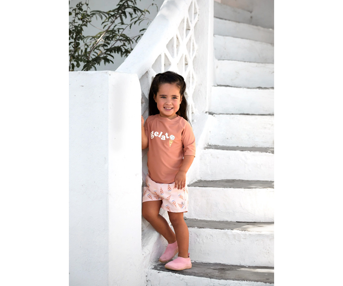 T-Shirt Nuoto MC Protezione Solare Gelato Clay