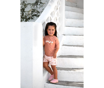 T-Shirt Nuoto MC Protezione Solare Gelato Clay