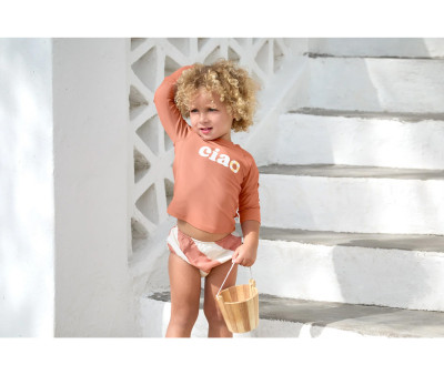 Costume Contenitivo Stripes Clay Sea Salt