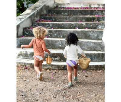 Costume Contenitivo Stripes Clay Sea Salt