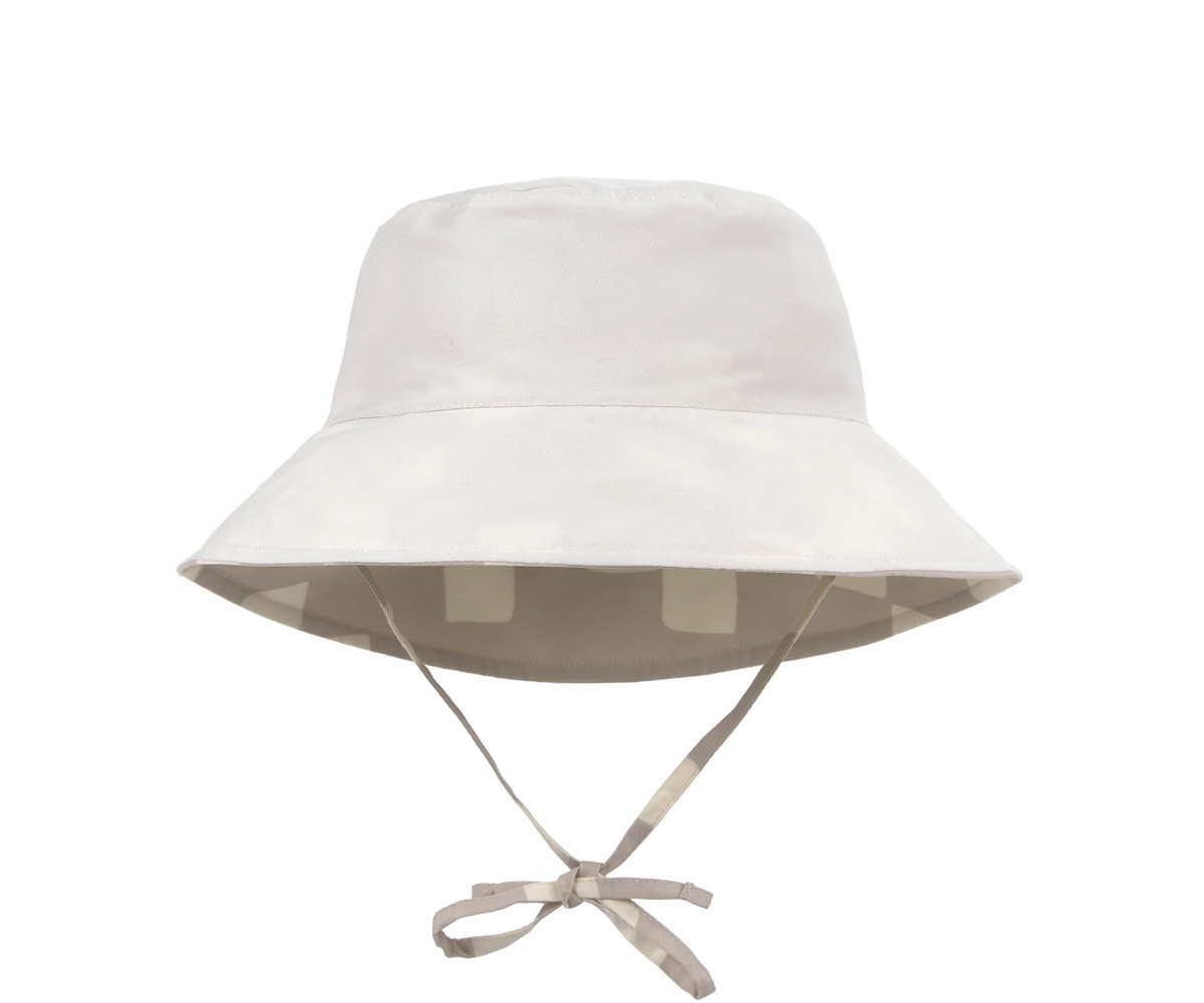 Cappellino Reversibile Checkerboard Stone Sea Salt