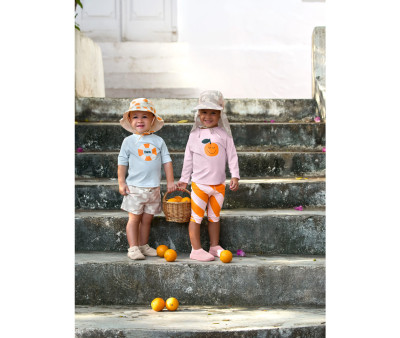 Cappellino Reversibile Orange Sea Salt