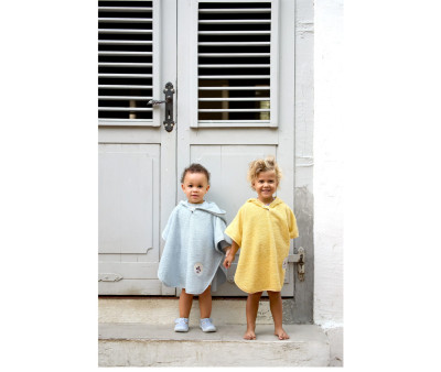 Poncho Mare Lassig Terry Illusion Blue