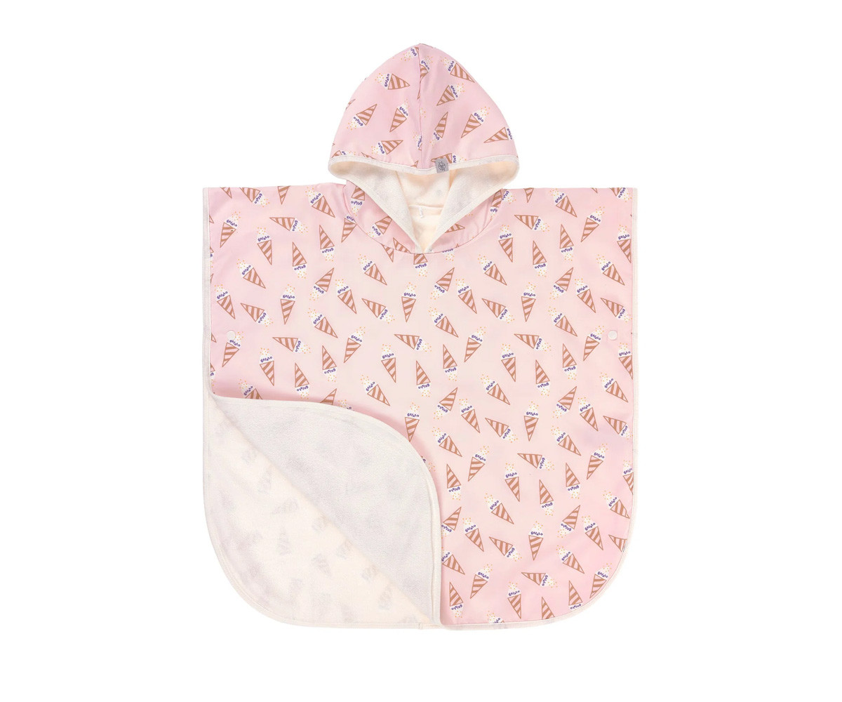 Poncho Mare Lassig Ice Cream Pale Pink