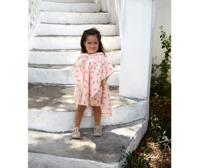 Poncho Mare Lassig Ice Cream Pale Pink