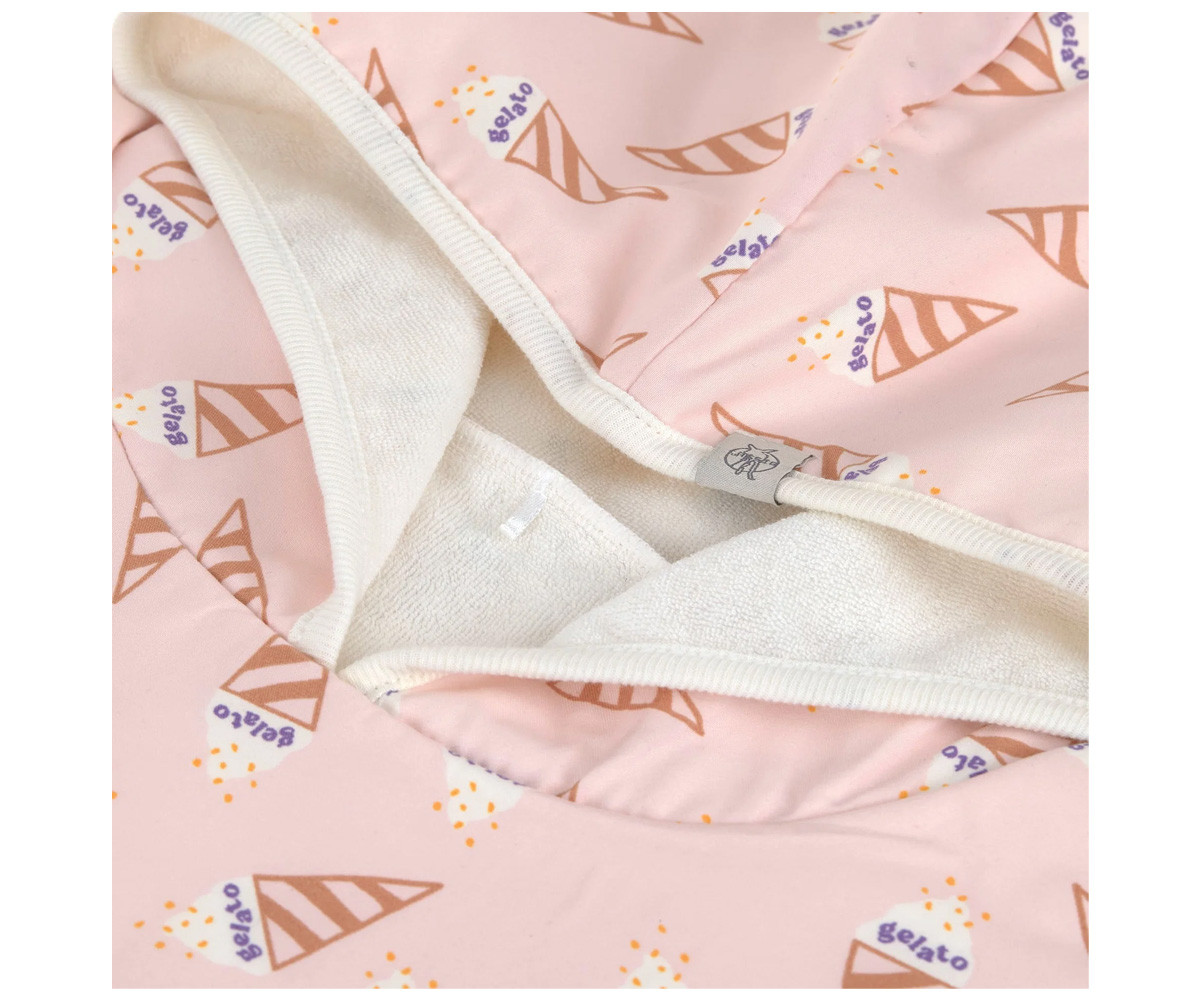 Poncho Mare Lassig Ice Cream Pale Pink