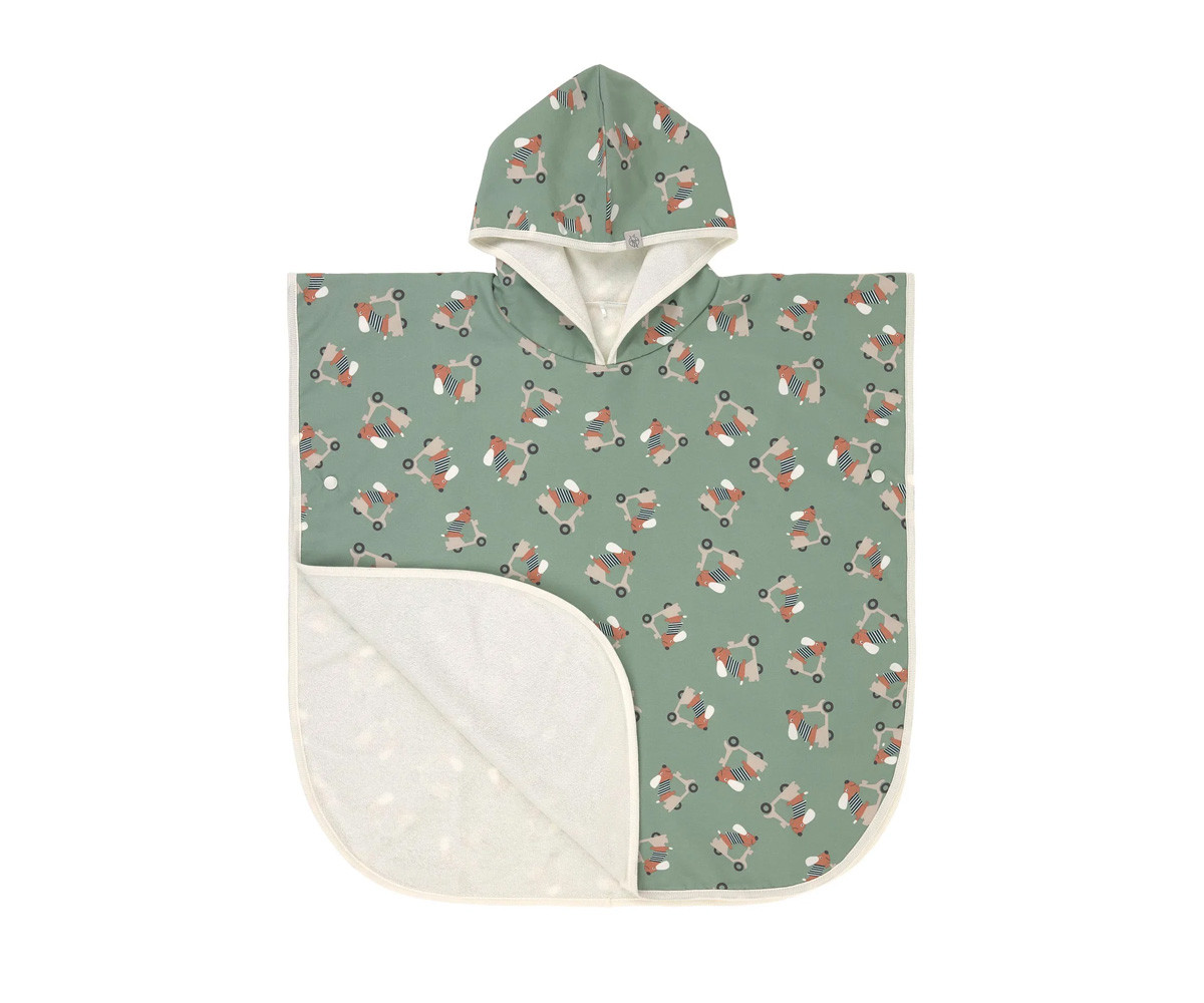 Poncho Mare Lassig Scooter Dog Green