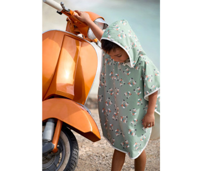 Poncho Mare Lassig Scooter Dog Green