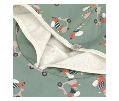 Poncho Mare Lassig Scooter Dog Green