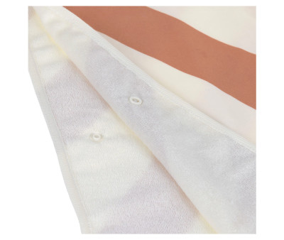 Poncho Mare Lassig Stripes Clay Sea Salt