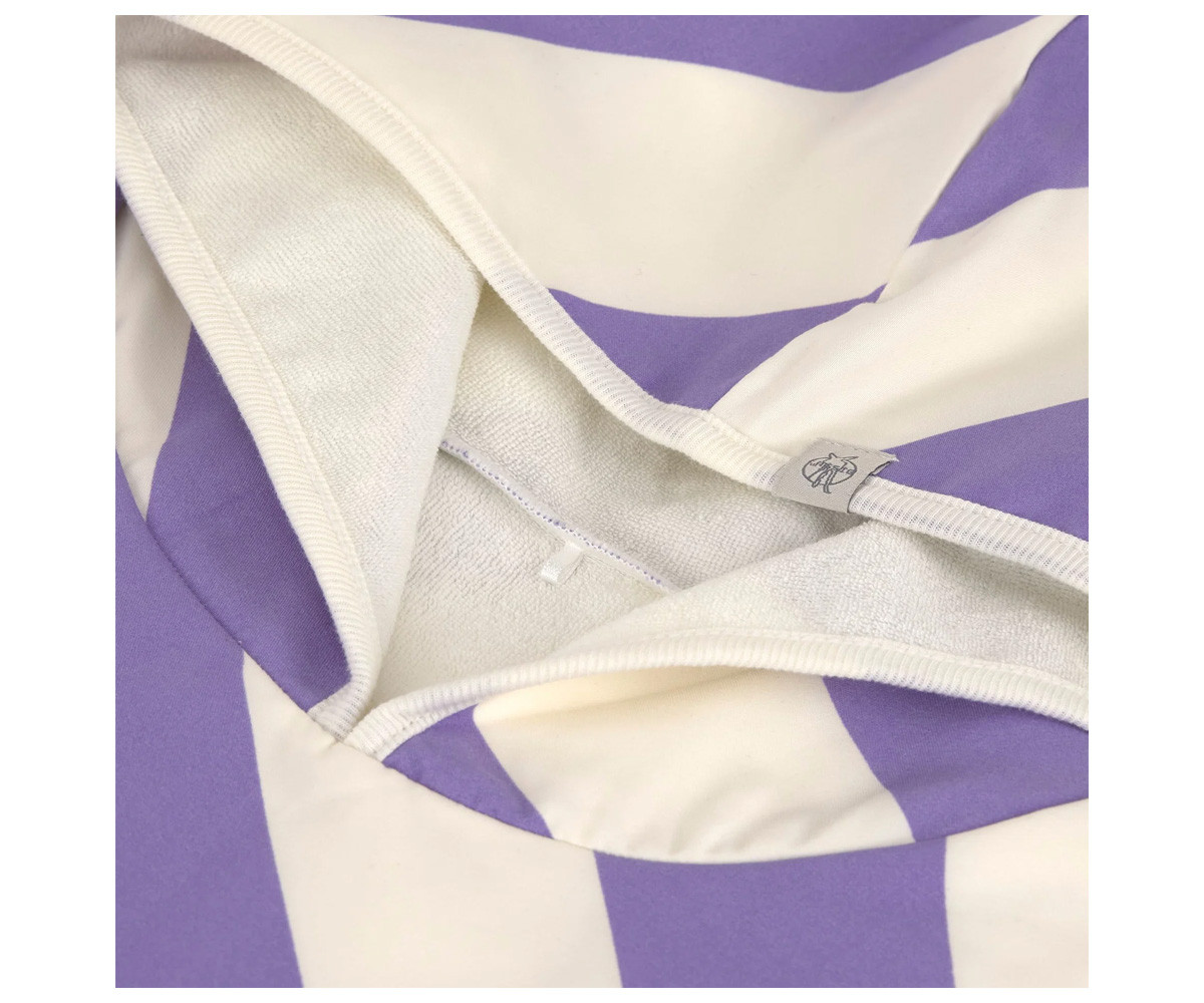 Poncho Mare Lassig Stripes Purple Sea Salt