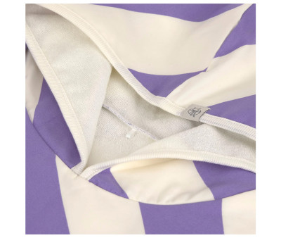Poncho Mare Lassig Stripes Purple Sea Salt
