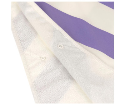 Poncho Mare Lassig Stripes Purple Sea Salt