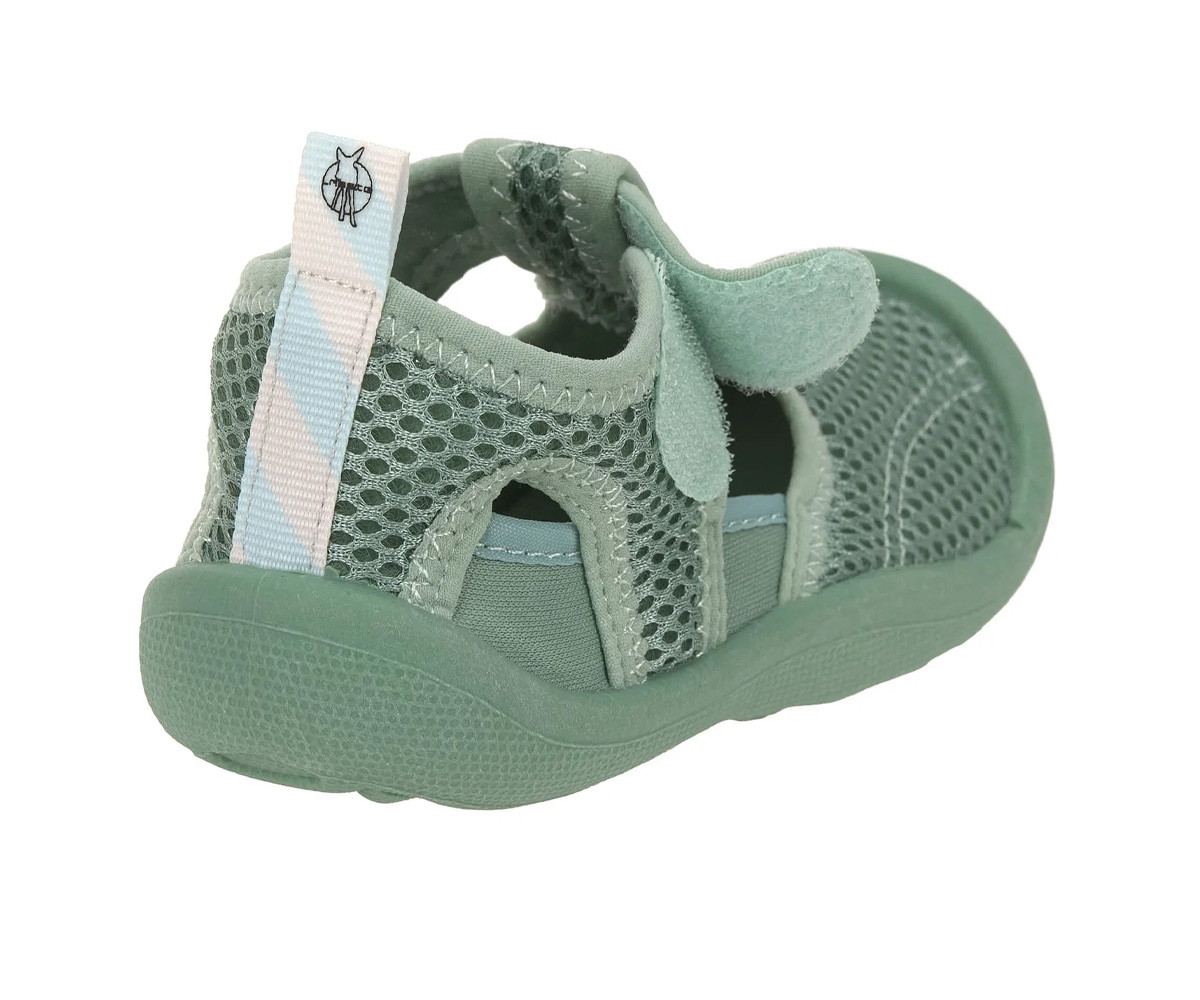Scarpette Velcro Sage Green