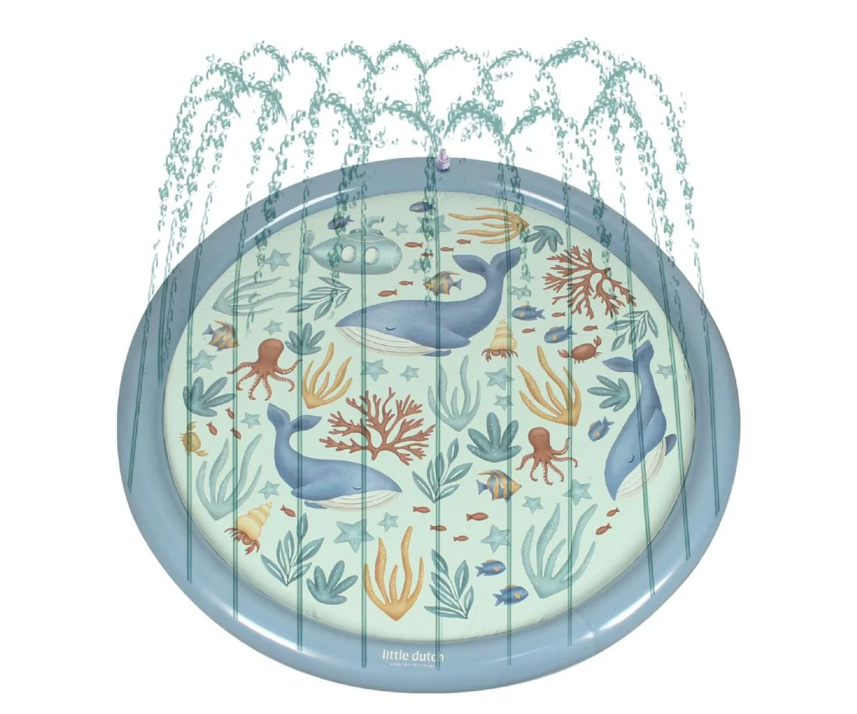 Alfombra de Agua con Rociadores Ocean Blue