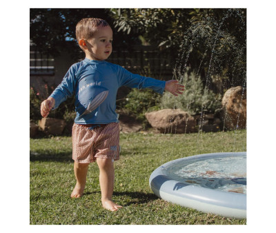 Alfombra de Agua con Rociadores Ocean Blue