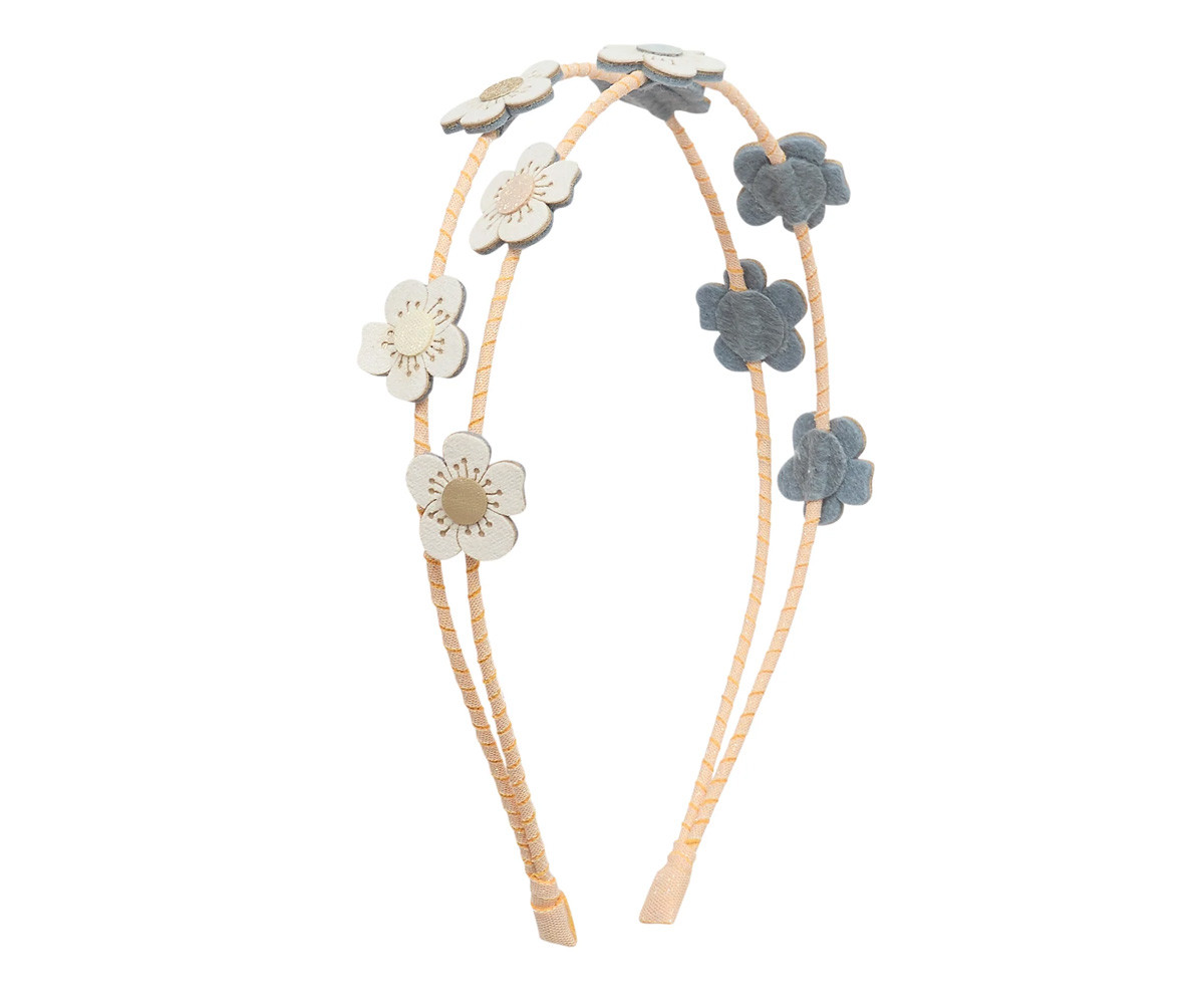 Diadema Doble Blossom Alice