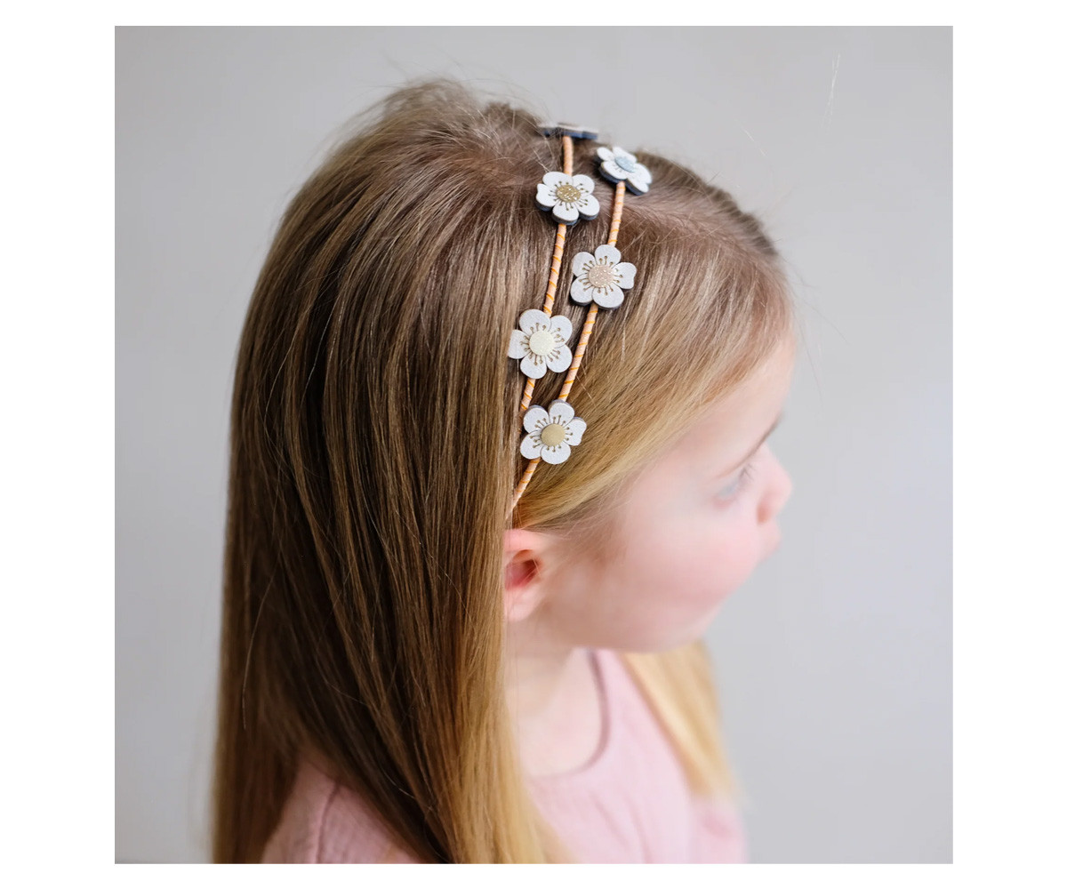 Diadema Doble Blossom Alice
