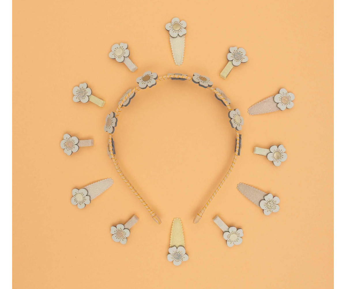 Diadema Doble Blossom Alice