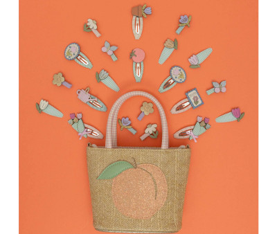 2 Clips de Pelo Scallop Framed Tulip