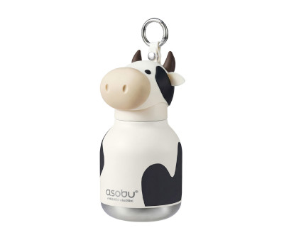 Borraccia Acciaio Mini-Bestie Mucca 200ml