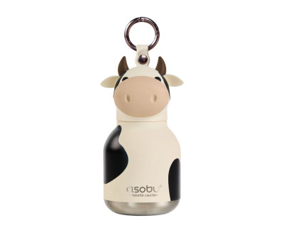 Borraccia Acciaio Mini-Bestie Mucca 200ml