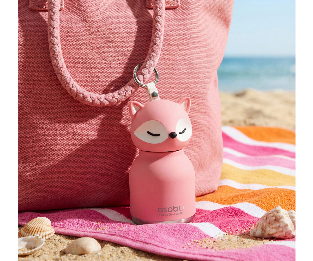 Borraccia Acciaio Mini-Bestie Volpe 200ml