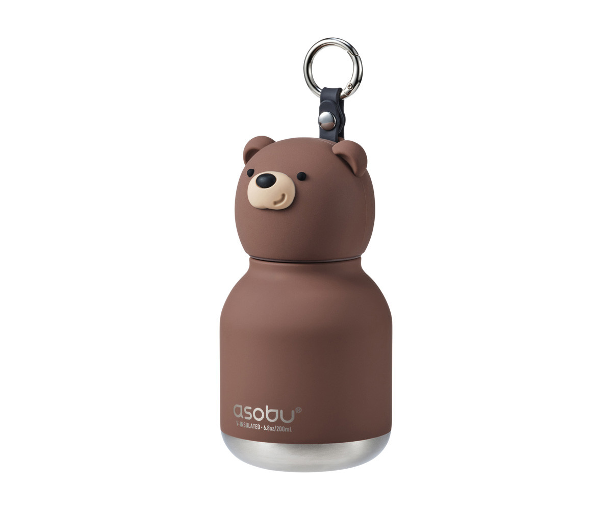 Borraccia Acciaio Mini-Bestie Orso 200ml