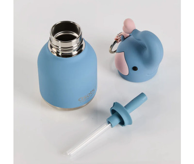 Borraccia Acciaio Mini-Bestie Elefante 200ml