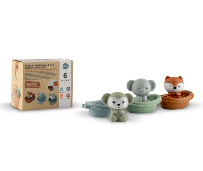 Set 3 Barche e 3 Marionette Dito Giungla