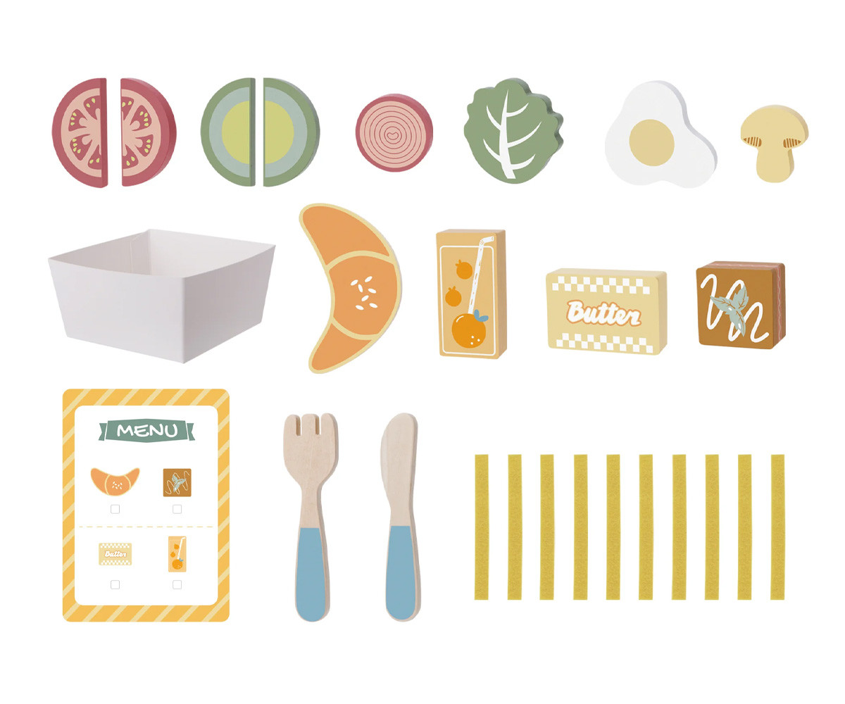 Set da Colazione in Legno