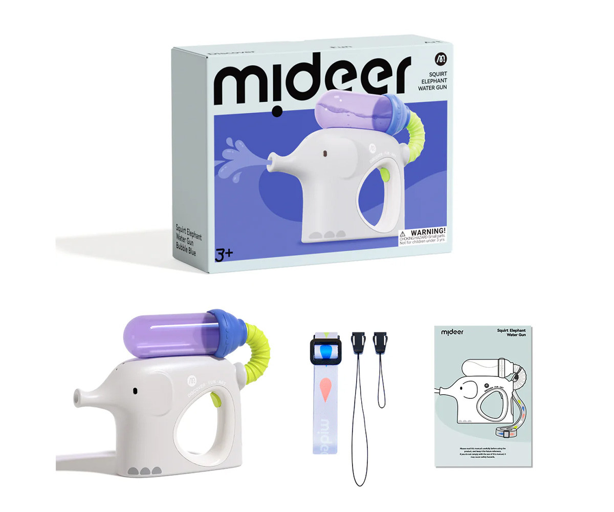 Pistola de Agua Elefante Bubble Blue