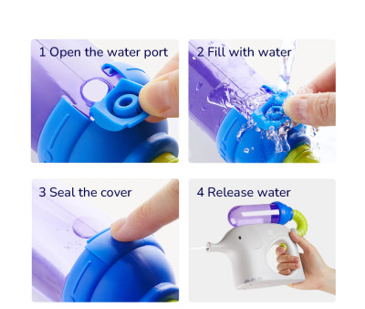 Pistola de Agua Elefante Candy Red