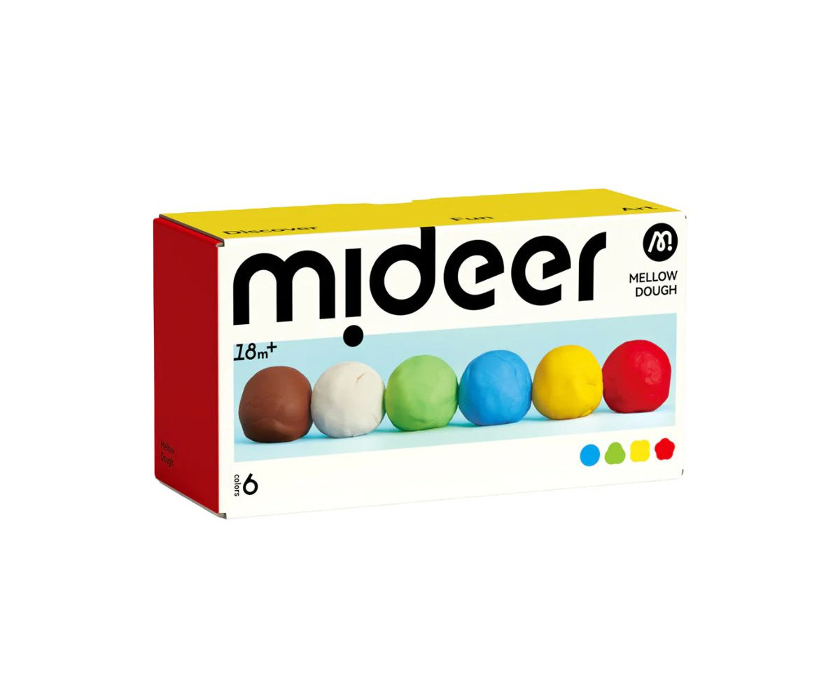 Plastilina Naturale Mellow Dough 6 Colori