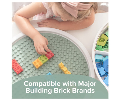 Mantel Reversible para Bloques de Construcción Green